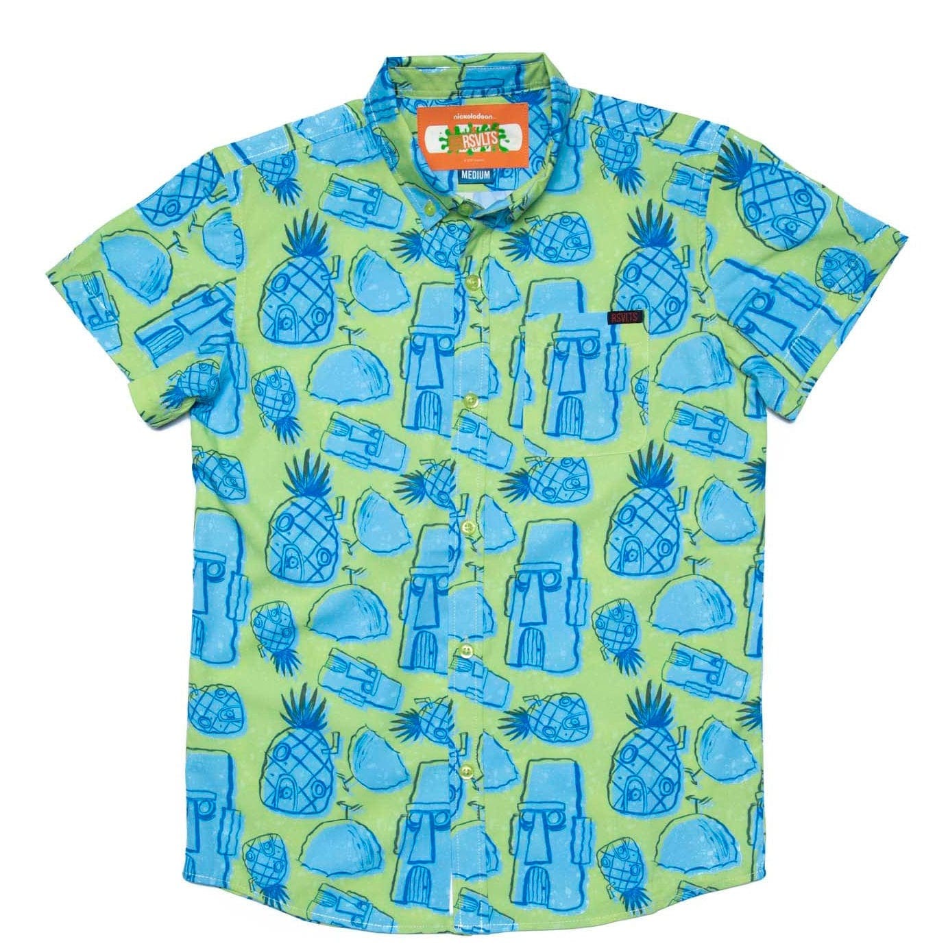 Bluey Hawaiian, Bluey Button Up Shirts - Printing Ooze