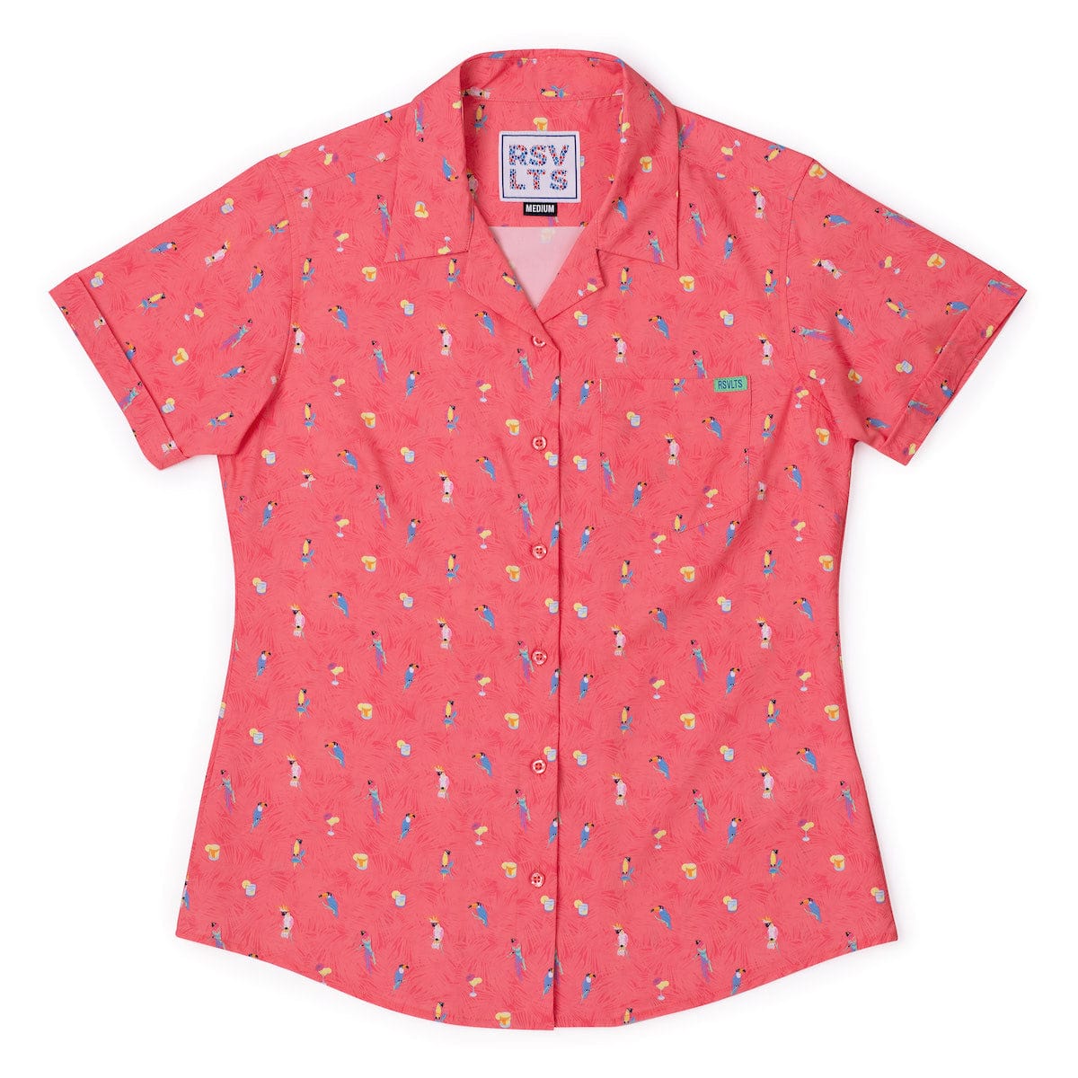 Tropical Flocktails – Women's KUNUFLEX Short Sleeve Shirt