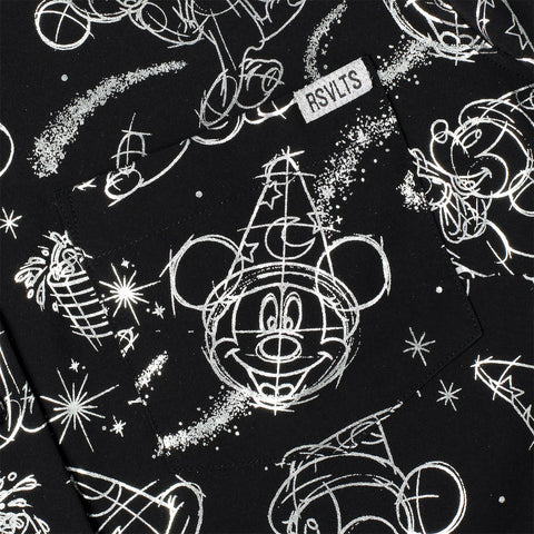 disney-s-fantasia-85th-anniversary-sketches-in-the-stars-midnight-womens-kunuflex-short-sleeve-shirt-limited-edition