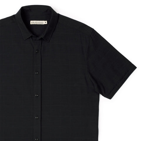 obsidian-black-bamboo-short-sleeve-shirt