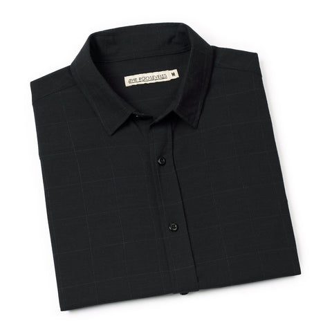 obsidian-black-bamboo-short-sleeve-shirt