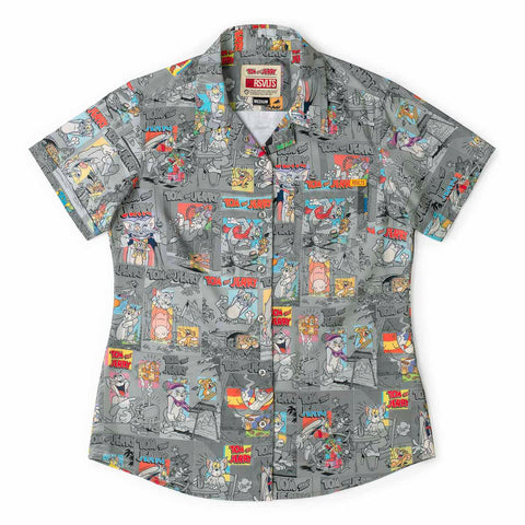 tom-and-jerry-comic-chaos-womens-kunuflex-short-sleeve-shirt