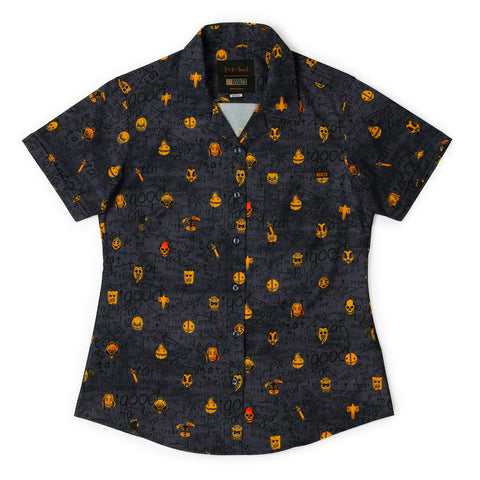 trick-r-treat-halloween-rules-womens-kunuflex-short-sleeve-shirt