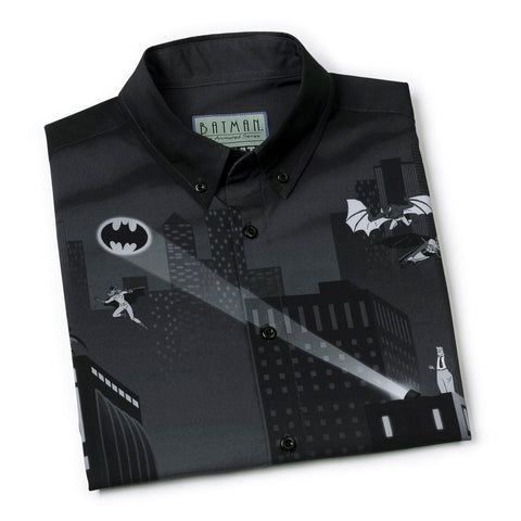 rsvlts-batman-short-sleeve-shirt-batman-the-animated-series-gotham-knights-kunuflex-short-sleeve-shirt