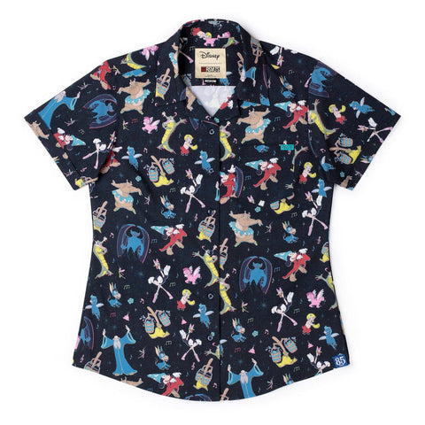 rsvlts-xs-disney-womens-short-sleeve-shirt-disney-s-fantasia-85th-anniversary-stellar-symphony-womens-kunuflex-short-sleeve-shirt-disney-s-fantasia-85th-anniversary-stellar-symphony-womens-kunuflex-short-sleeve-shirt