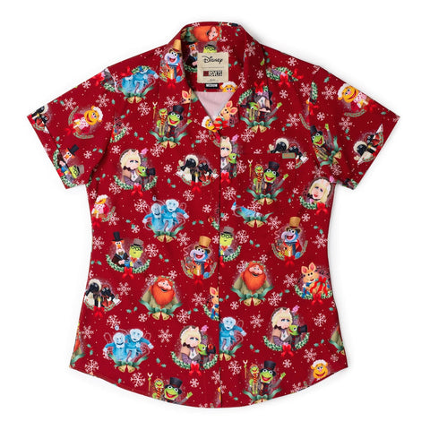 rsvlts-xs-disney-womens-short-sleeve-shirt-disneys-the-muppet-christmas-carol-feels-like-christmas-womens-kunuflex-short-sleeve-shirt-disneys-the-muppet-christmas-carol-feels-like-christmas-womens-kunuflex-short-sleeve-shirt