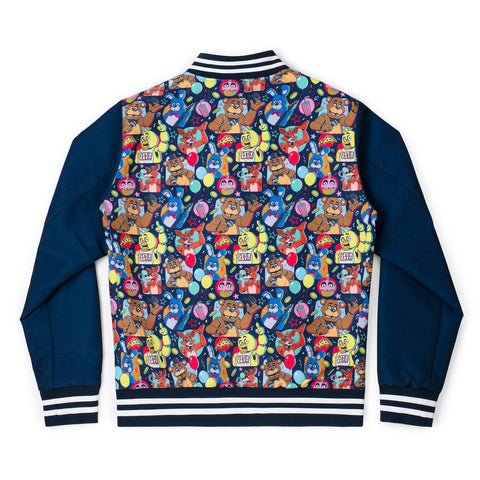 rsvlts-five-nights-at-freddys-jacket-five-nights-at-freddys-freddy-fazbears-pizza-blue-reversible-bomber-jacket