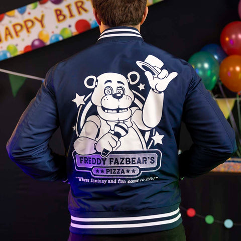 rsvlts-five-nights-at-freddys-jacket-five-nights-at-freddys-freddy-fazbears-pizza-blue-reversible-bomber-jacket