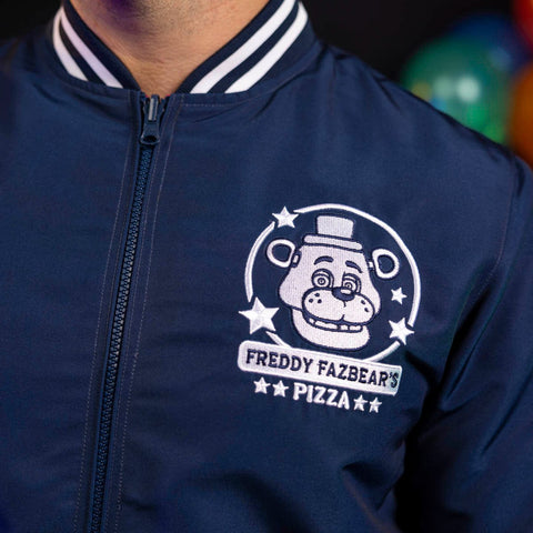 rsvlts-five-nights-at-freddys-jacket-five-nights-at-freddys-freddy-fazbears-pizza-blue-reversible-bomber-jacket