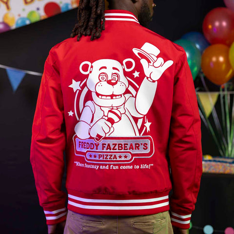 rsvlts-five-nights-at-freddys-jacket-five-nights-at-freddys-freddy-fazbears-pizza-red-limited-edition-reversible-bomber-jacket