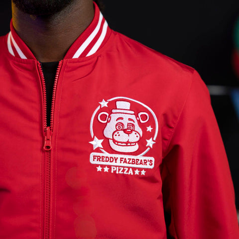 rsvlts-five-nights-at-freddys-jacket-five-nights-at-freddys-freddy-fazbears-pizza-red-limited-edition-reversible-bomber-jacket