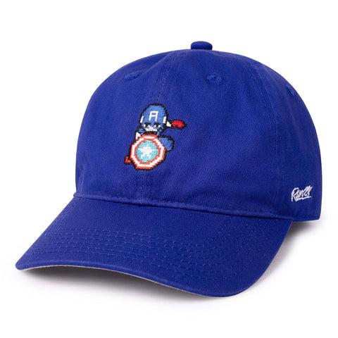 rsvlts-marvel-hat-captain-america-pixel-patriot-dad-hat-captain-america-pixel-patriot-dad-hat