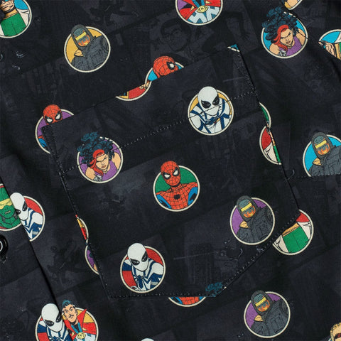 rsvlts-marvel-marvel-friendly-neighborhood-spiderman-circles-allies-and-archenemies-_-womens-kunuflex-short-sleeve-shirt-marvel-friendly-neighborhood-spiderman-circles-allies-and-archenemies-_-womens-kunuflex-short-sleeve-shirt