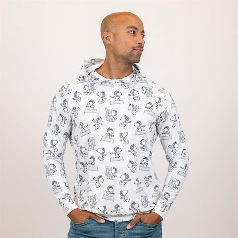 peanuts-the-flying-ace-performance-hoodie