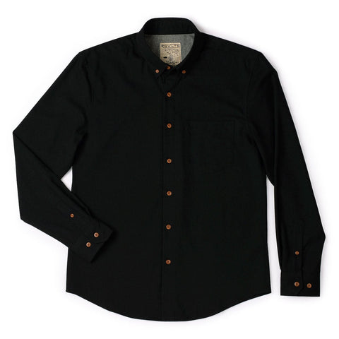 black-borlandflex-long-sleeve-flannel