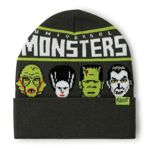 rsvlts-s-m-universal-monsters-beanie-universal-monsters-the-frightening-four-tri-blend-beanie