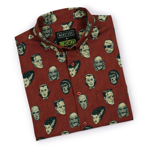 rsvlts-universal-monsters-short-sleeve-shirt-universal-monsters-heads-of-horror-kunuflex-short-sleeve-shirt