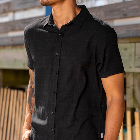 obsidian-black-bamboo-short-sleeve-shirt