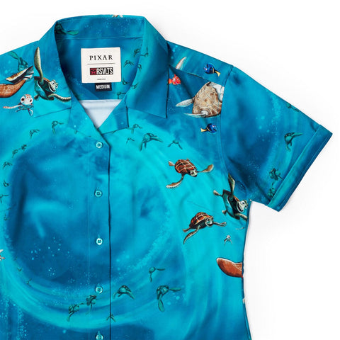 rsvlts-rsvlts-disney-and-pixar-finding-nemo-the-e-a-c-dude-womens-kunuflex-short-sleeve-shirt